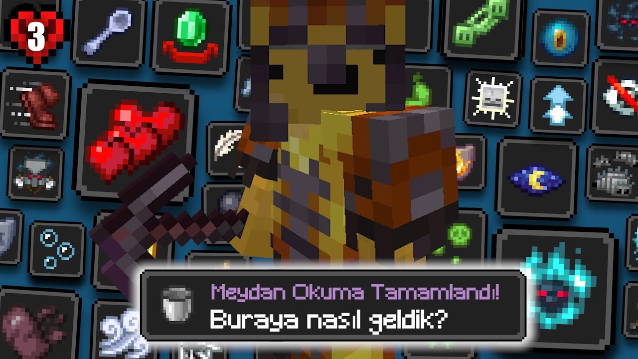 Minecraft Hardcore'da En Zor Başarımı Tamamladım I Hardcore bölüm 3 (part3)