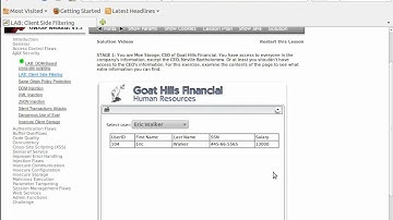 AJAX Security - Client Side Filtering
