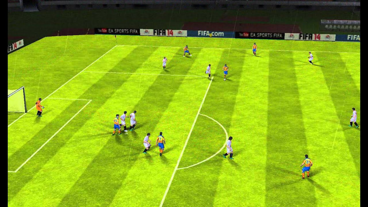FIFA 14 - Valencia CF VS Sevilla FC / En la Banda. - YouTube