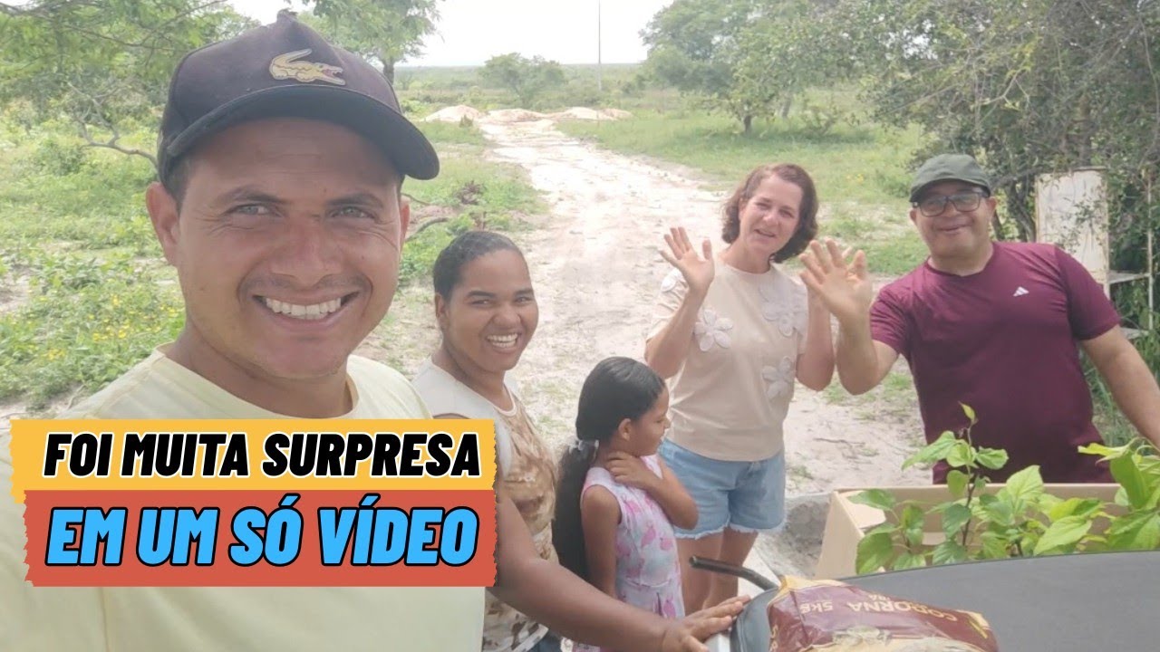 Recebendo a vista de um casal de inscritos, fizeram uma surpresa que nunca vamos esquecer