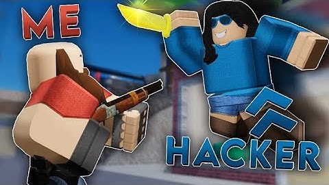 I 1v1 a SPEED HACKER.. (Roblox Arsenal)
