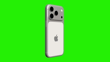 4K iPhone 17 Pro Max - 3D Animation Green Screen