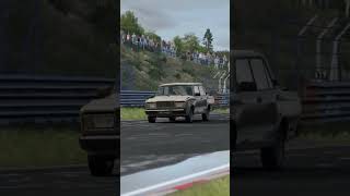 Скольжение на Жигулях, Ваз 2107 рвет Нюрбургринг )) #adrytb #assettocorsa #assettocorsamods