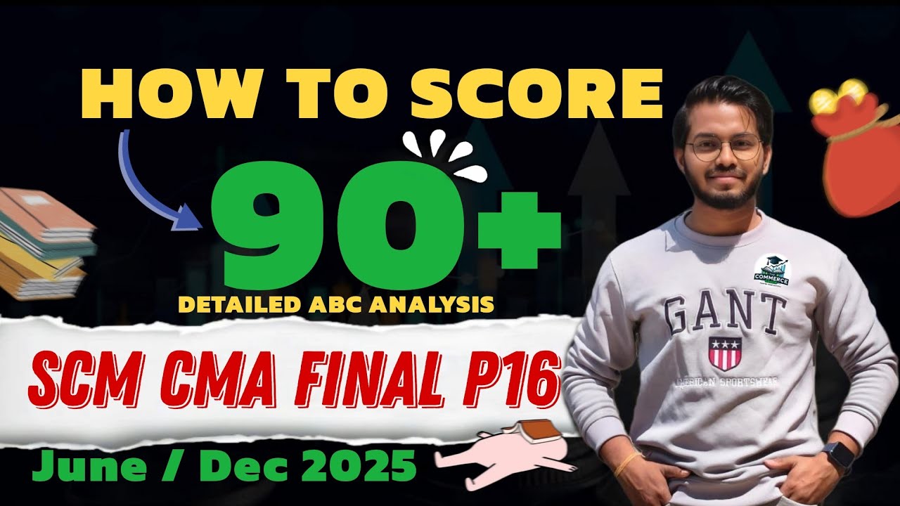 CMA FINAL SCM ABC ANALYSIS | DETAILED STRATEGY & PLAN | JUNE 25 / DEC ...