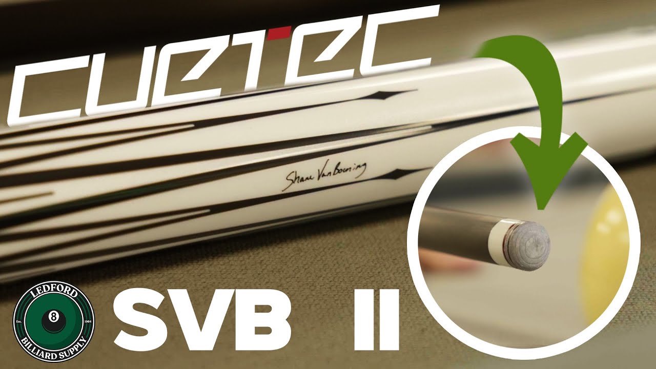 Cuetec Cynergy SVB II White Cue Stick | Highlight - YouTube