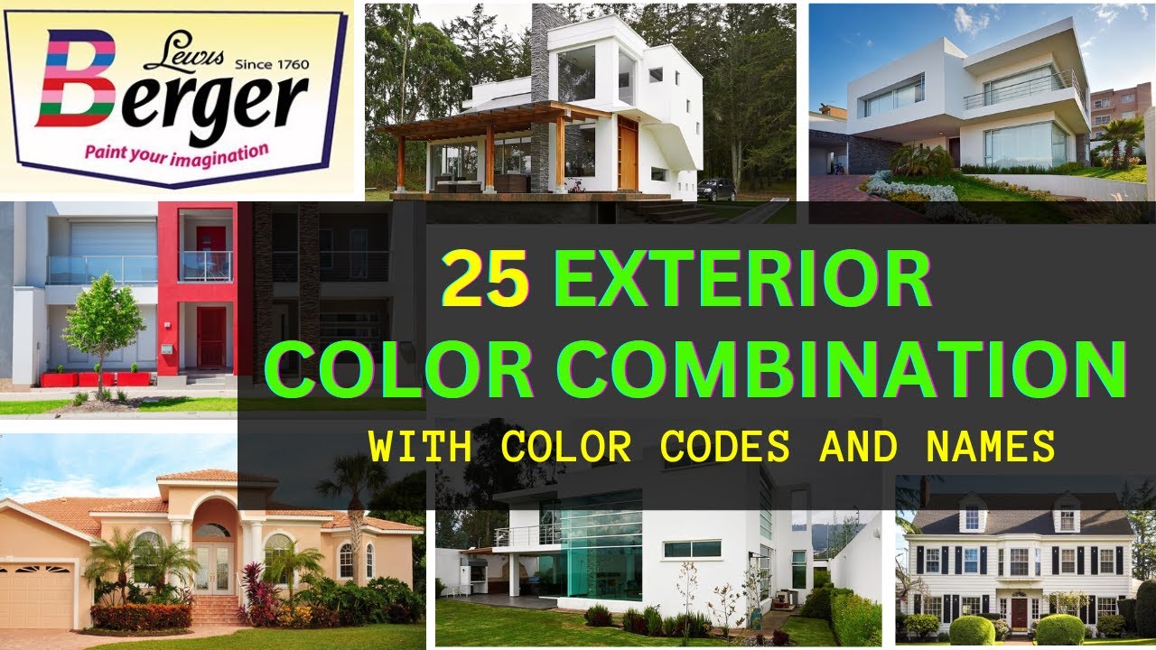 Colour Combination For House Exterior Painting Berger Paints Exterior 