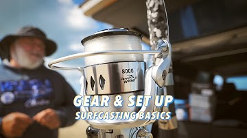 #1SurfCasting Basics: fishing gear & setup - rod, reel, tackle, hooks