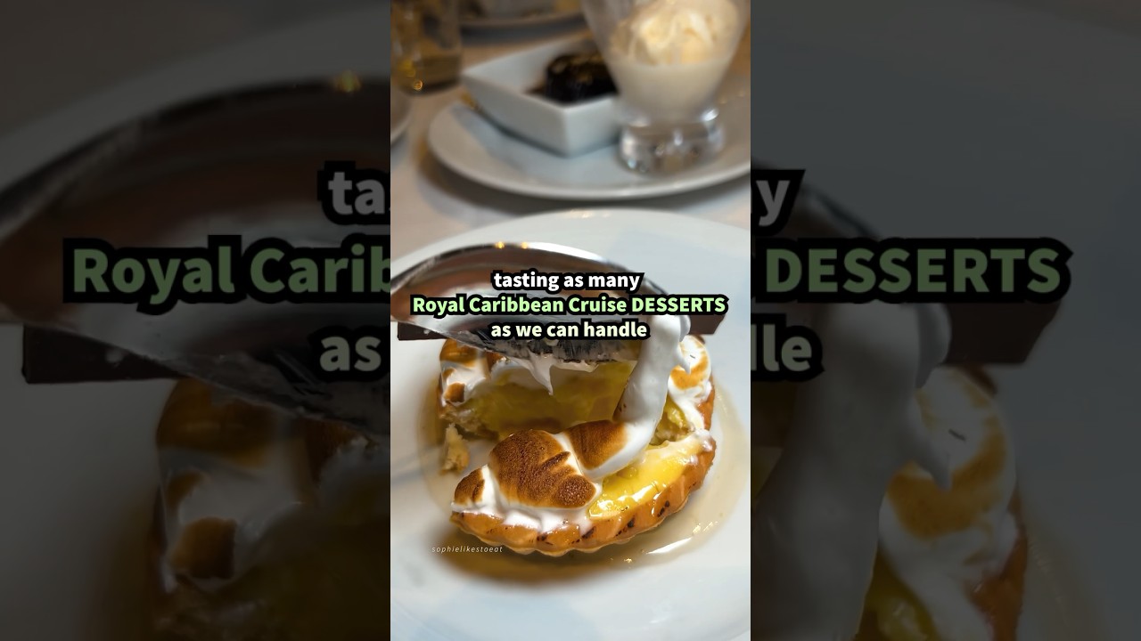 Tasting and RATING as many Royal Caribbean CRUISE DESSERTS as we can handle