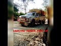 Amazing dancing toyota pickup in road