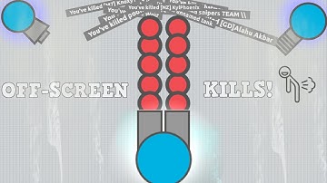 DIEP.IO 10 OFF-SCREEN KILLS IN 1 GAME! Epic Diep.io Gameplay [Diep.io]