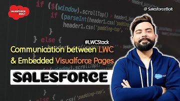 Communication between Lightning Web Component and Visualforce Pages in Salesforce | LWC Stack ☁️⚡️
