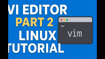 25 Mastering Vi Editor Part 2 | Linux Command Line Tutorial