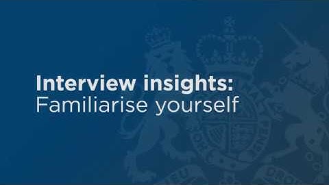 Interview Insights: Familiarise yourself