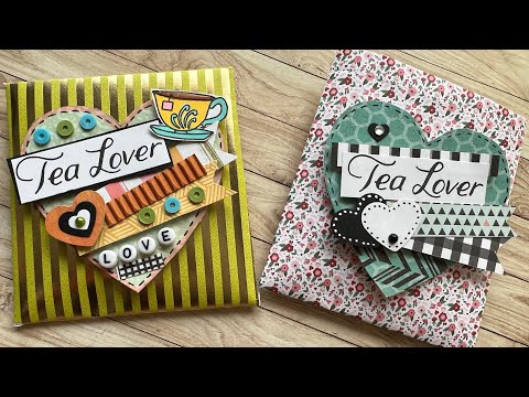 Adorable Tea Pocket Using Paper Scraps | Mindless Crafting
