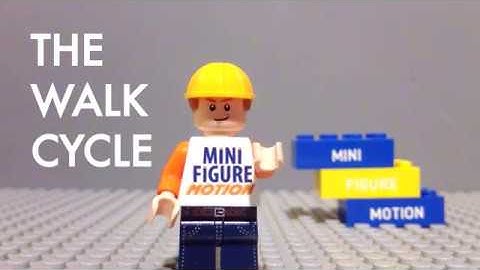 Lego Stop Motion Walk Cycle Demo