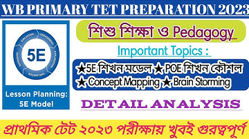 5E Model / 5E মডেল / শিখনের 5E মডেল / 5EModel of Learning / Child Development &Pedagogy