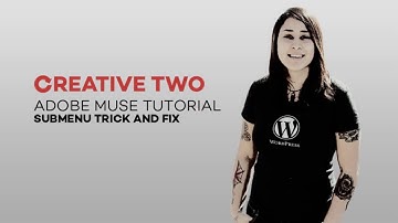 Adobe Muse Tutorial - How to position your submenu