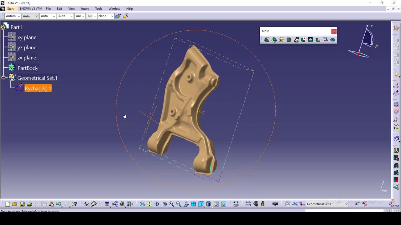 How to Import STL to catia YouTube