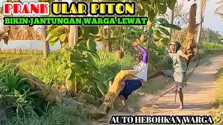 Video Lucu || Prank Ular Piton Raksasa Bikin Heboh || Paling Lucu Asli Ngakak 🤣🤣