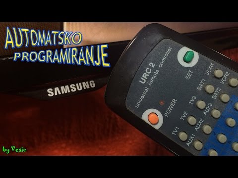 Video: Kako programirati rca univerzalni daljinski?