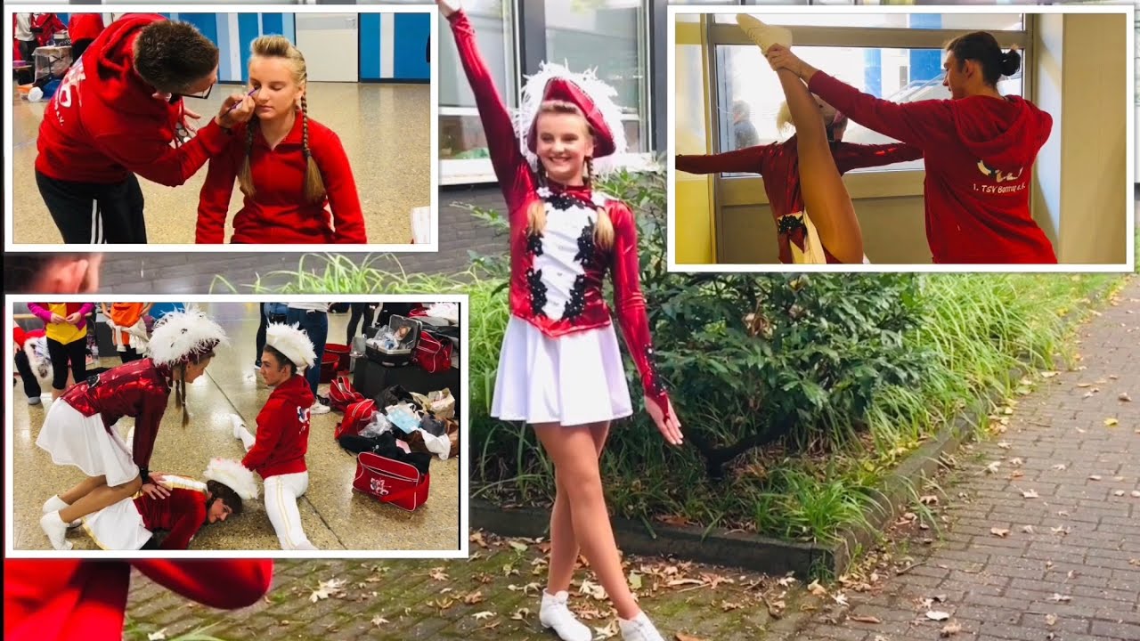 Mein erstes BRK Turnier 😰 Follow me around 😁 Tanz Garde 1.TSV Bottrop und Solomajor Ben 👯‍♀️