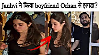 Janhvi न कय बयफरड स झगड ?? Janhvi Kapoor And Orhan Awatramani Latest Viral Video