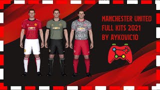 PES 2017|Manchester United Leaked Official Kits 2021|by Aykovic10