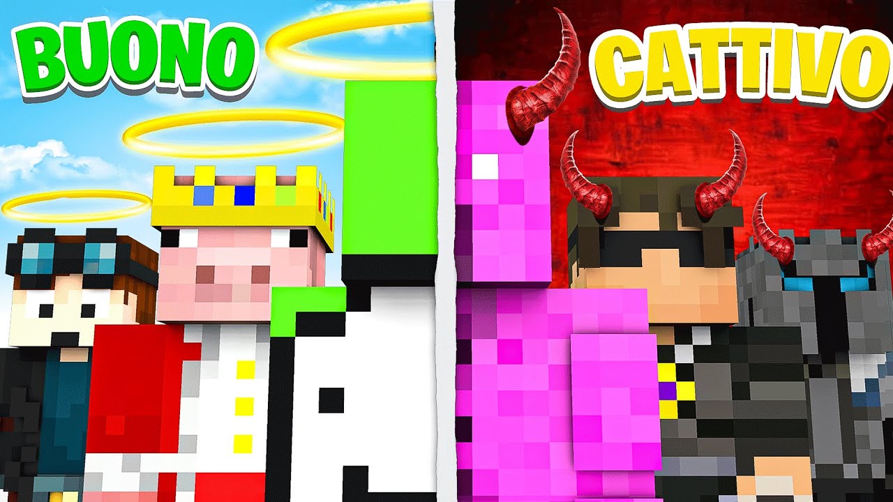 YOUTUBER Più AMATI VS Più ODIATI di MINECRAFT