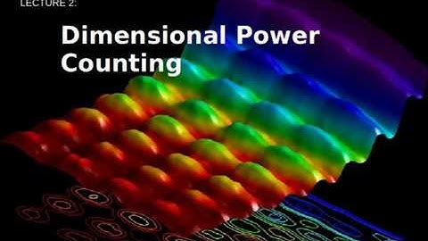 Effective Field Theory Lecture 2 -Dimensional Power Counting-