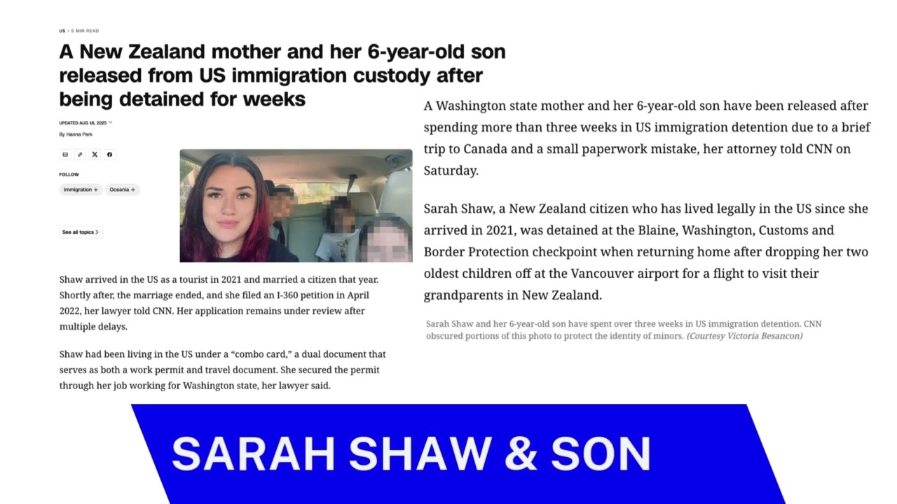 AOTR Elevates Sarah Shaw  & her 6y son