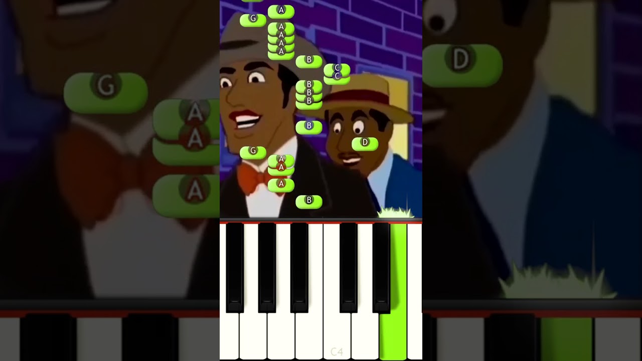 Animan Studios Meme Song - Ballin (perfect piano) mobile piano tutorial 