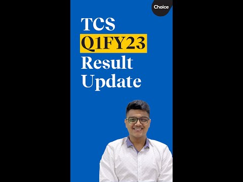 TCS Q1 Results 2022 | TCS Quarterly Results Update | TCS Q1FY23 Result | #shorts #tcs