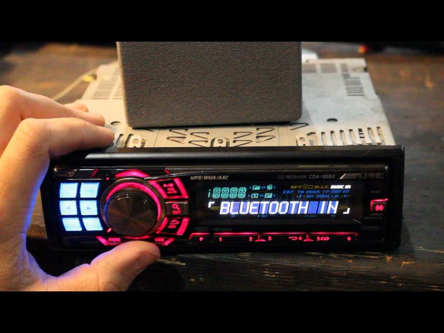 ALPINE CDデッキ CDA-9884Ji USB ipod