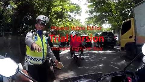 Video Razia Motor  Polisi Langsung Cabut Kunci Kontak
