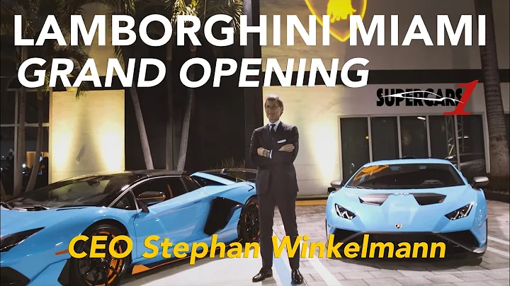 Lamborghini Miami Grand Opening Party - Veneno, Sian, Aventador SVJ, Huracan STO and more!