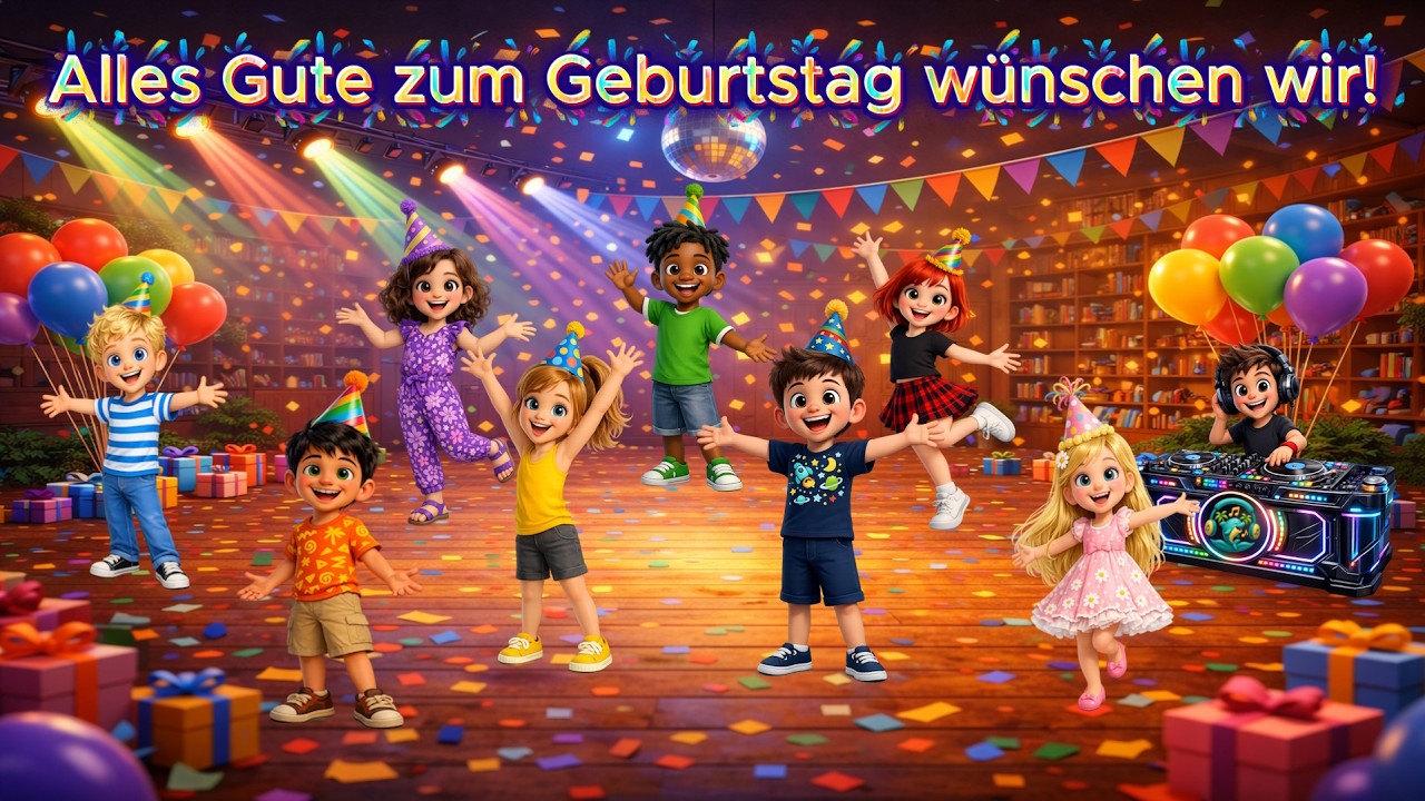 🎂 Alles Gute zum Geburtstag wünschen wir 🥳 | Kinderparty | BeachKids Music