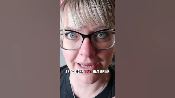 Making Your Own Ham: Step-by-Step With a Ham Brine #ham #pork #brine