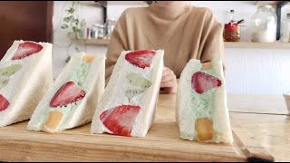 Furūtsu Sando  Receta de sandwich japonés | Momiji Beauty