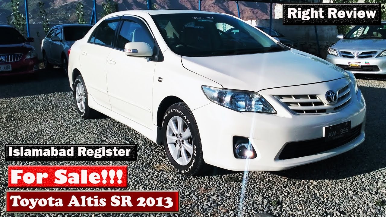 Toyota Altis SR 2013 Model 1600 CC | Toyota Altis SR 2013 Review | Altis SR for sale | Right Review