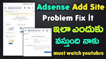 Adsense add site problem | Adsense Login Problems In Telugu| @Telugutechoffice