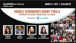 GeekWire Studios Virtual Event | Voodle Visionaries Grant Finals, presented by Voodle