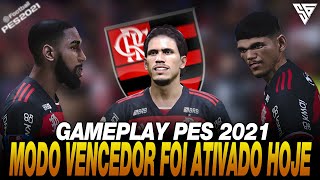 TORCIDA COMEMORA O MODO VENCEDOR ATIVADO COM SUCESSO - GAMEPLAY PES 2021 - 60 FPS - SADAN GAMER - PC