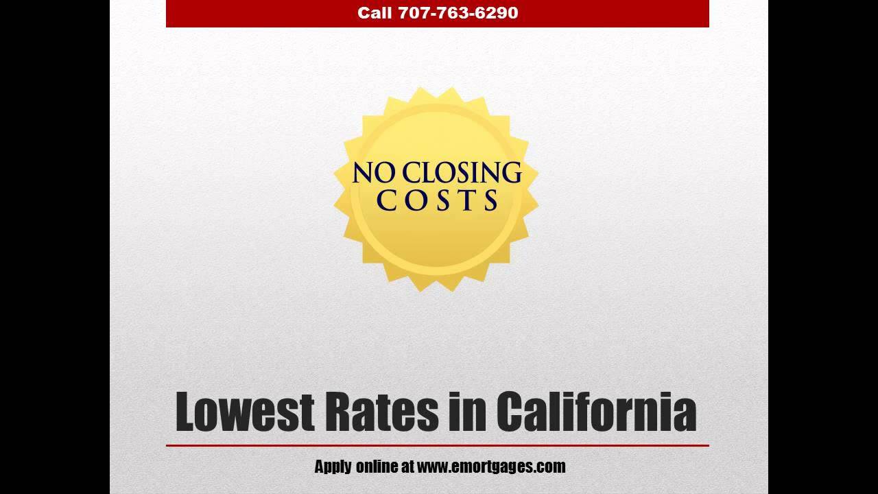 Fremont No closing cost refinance mortgage YouTube