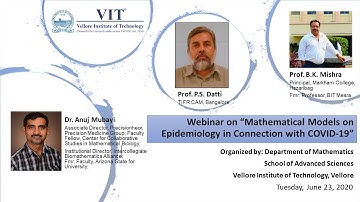 Webinar on "Mathematical Models on Epidemiology in Connection with Covid-19"