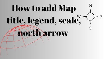 How to add Map title, legend, scale, north arrow and export the map in ArcGIS Pro
