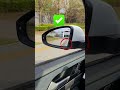 Adjust your side mirrors for the best driving view!#driving #skills #knowledge #fpy #tips