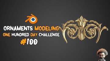 Ornaments Modeling in Blender #100