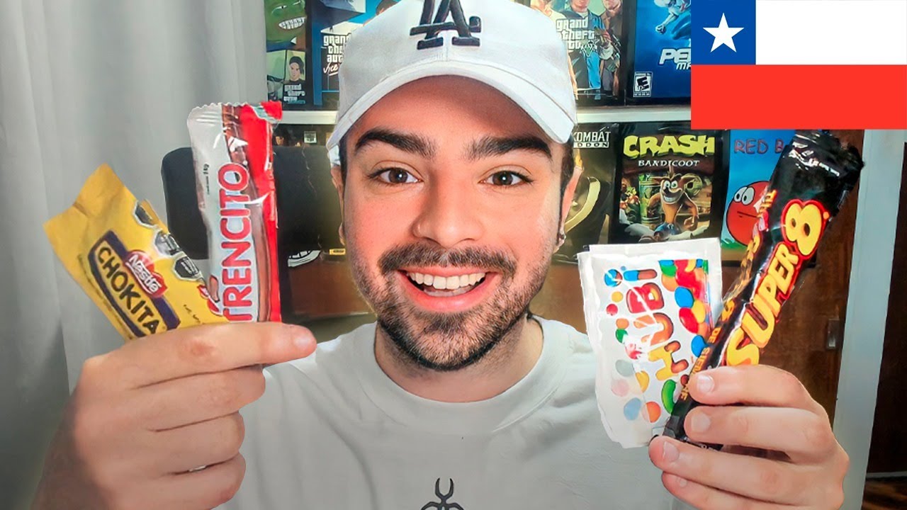 probando dulces chilenos !!!!