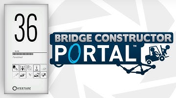 Bridge Constructor Portal Gameplay - (PC/2K 60FPS) - Level 36 - Paralleled