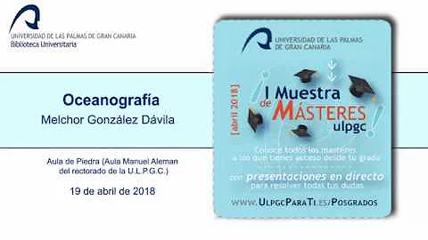 22/19 - Oceanografa (Melchor Gonzlez Dvila)